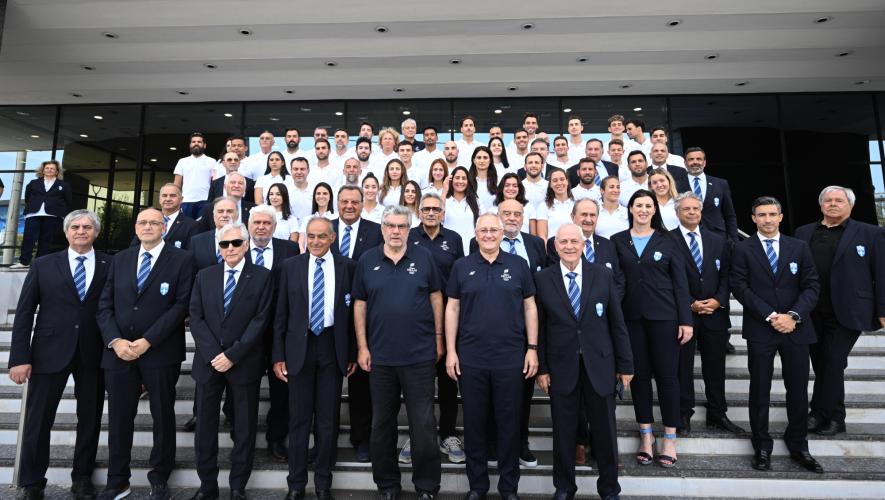 Η επίσημη φωτογράφιση της Ελληνικής Ολυμπιακής Ομάδας